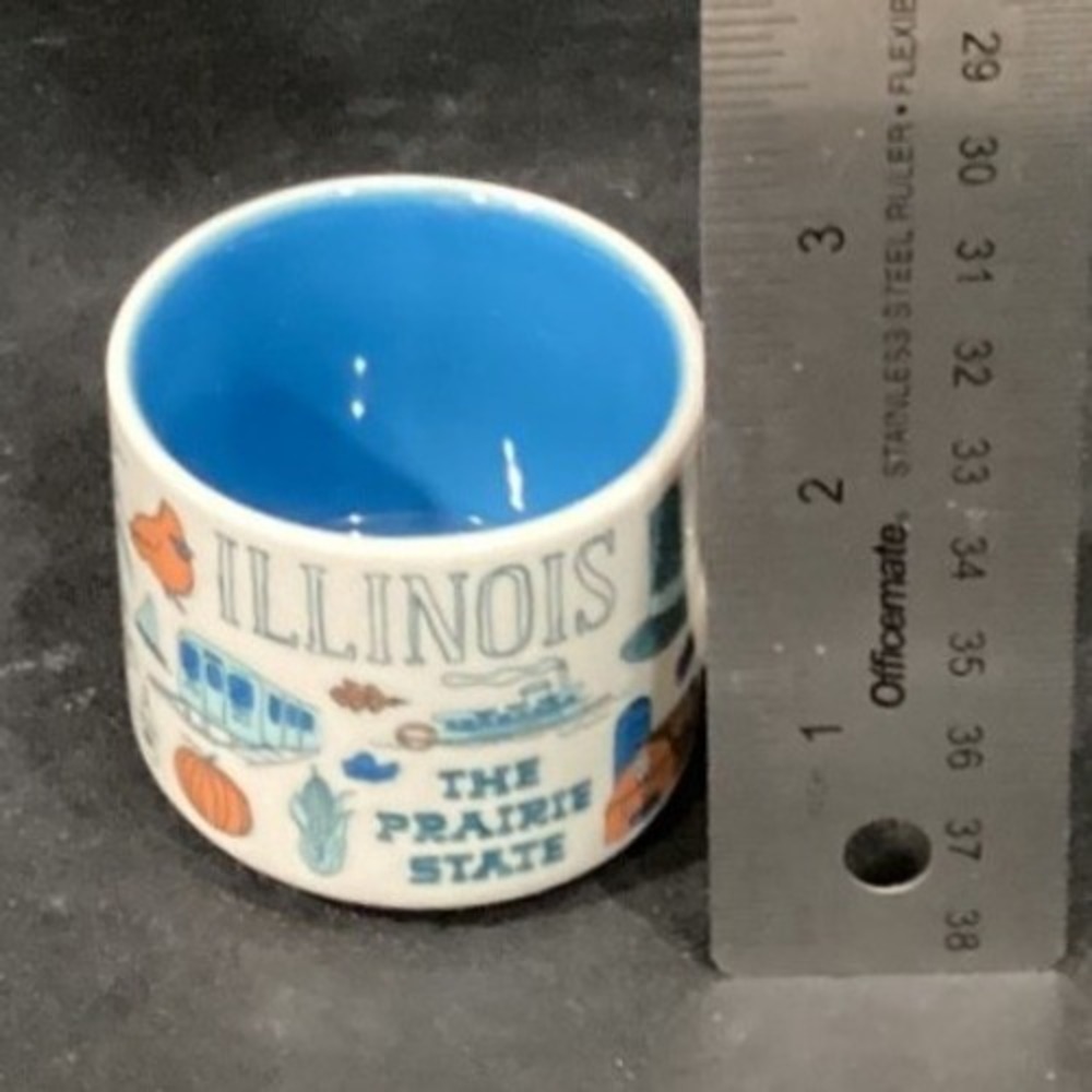 Starbucks You are Here Collection Illinois Mini 2oz Mug/Ornament